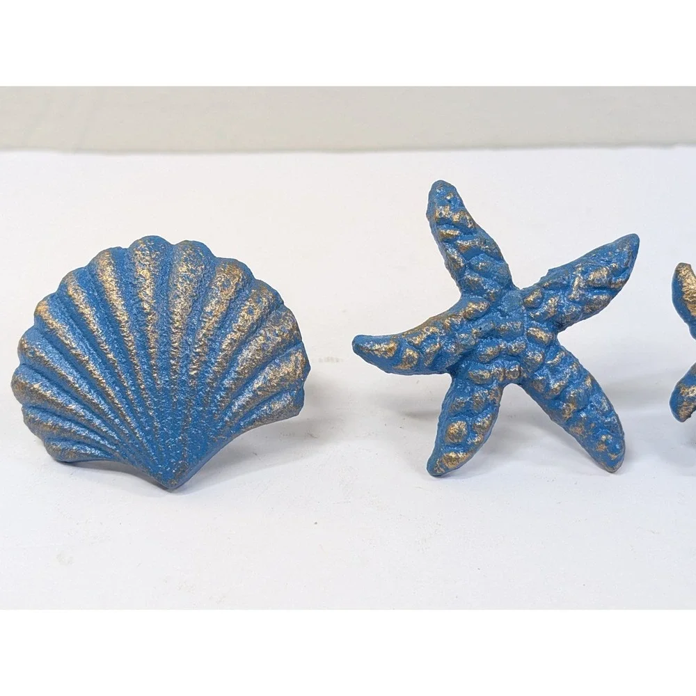 Merchware Nautical Cast Iron Drawer Pulls Set‎ Of Four